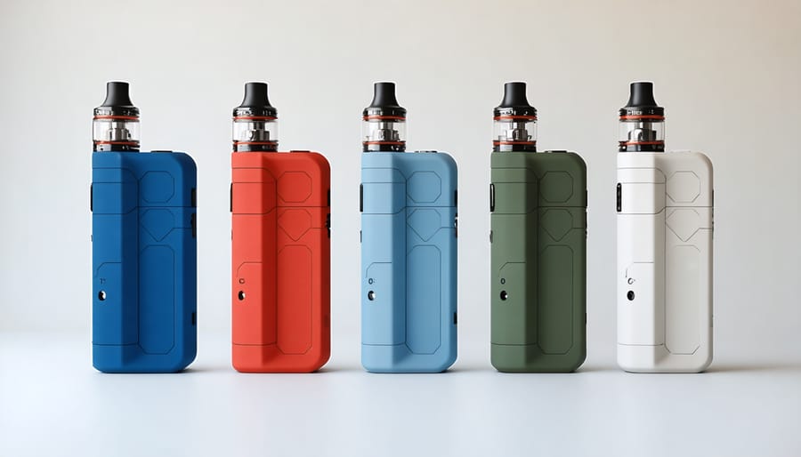 Stylish mini vape cases arranged with complementary accessories